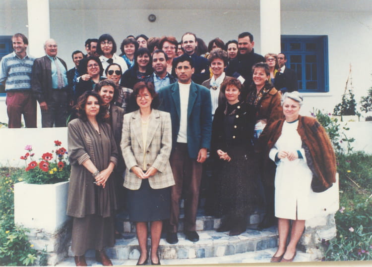 Photo de classe Lycée La Marsa Les Profs de 1995, Lycée Gustave