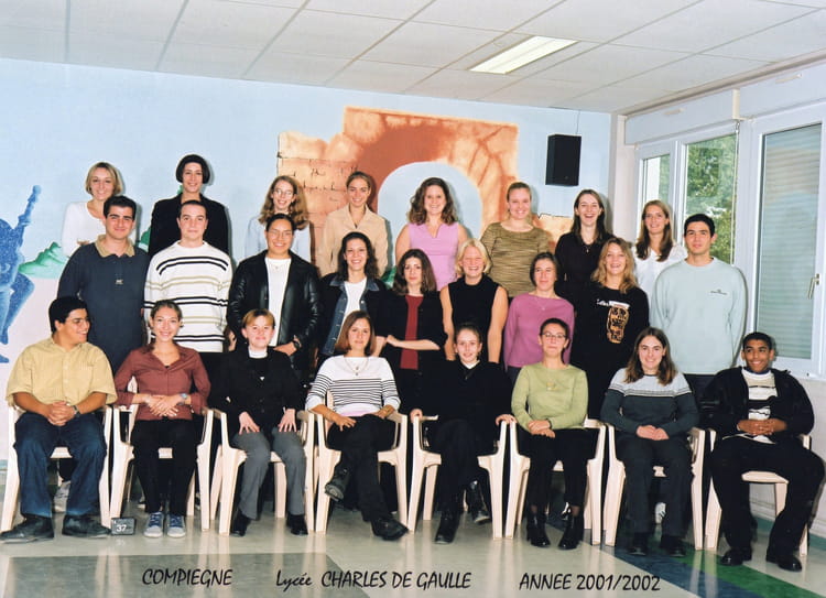 Photo de classe BTS Action CO de 2002, Lycée Charles De Gaulle ...