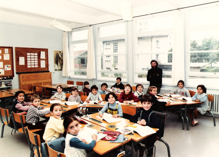 Photo de classe Cours preparatoire de 1982, école Lamartine Copains d