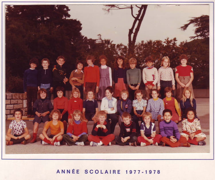 Photo de classe Année scolaire 19771978 de 1977, MAURICE ALICE