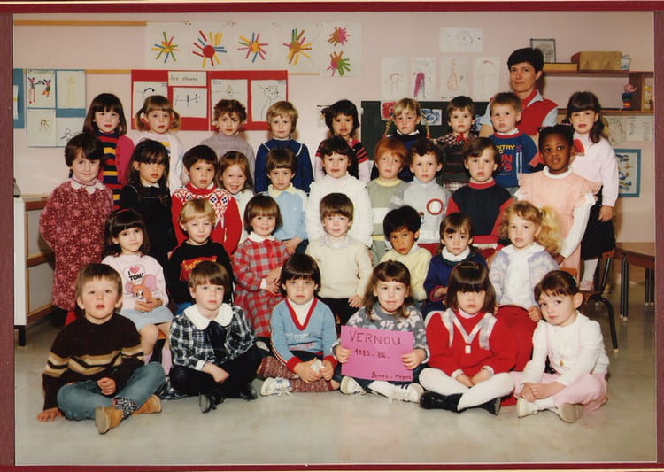 Photo de classe Petite section de 1985, Ecole Gabriel Leger (Vernou La ...
