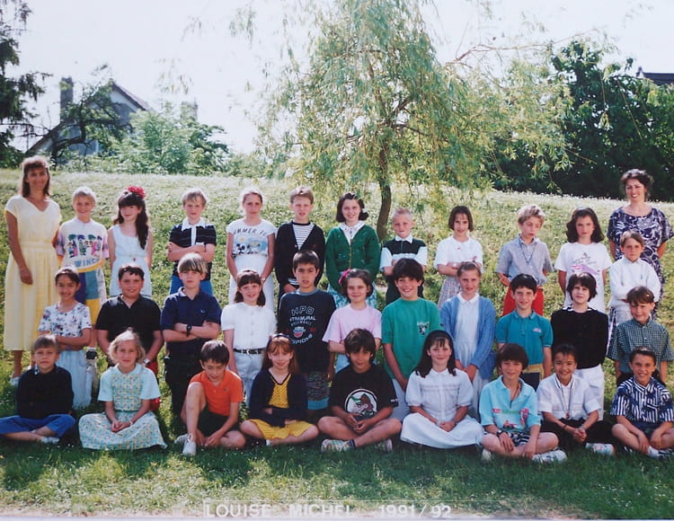 Photo de classe Cm1 de 1991, ECOLE LOUISE MICHEL - Copains d'avant