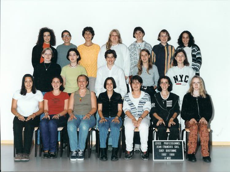 Photo de classe 2° MSE de 1997, Lycée Professionnel Jean François Cail