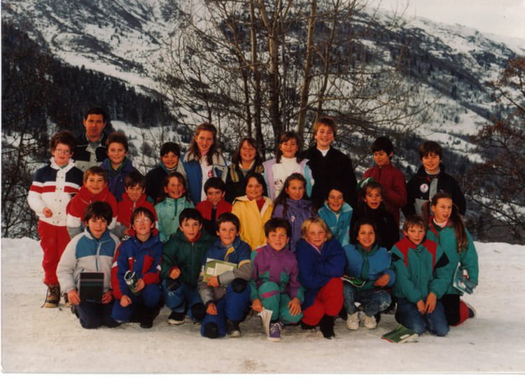 Photo de classe CM2 de 1989, Ecole Meribel Station (Meribel Les Allues