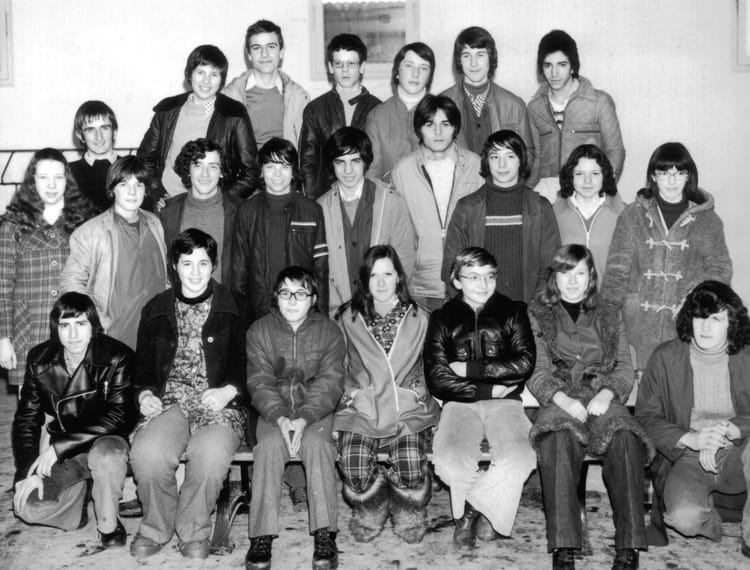 Photo de classe 4e de 1973, Collège Les Allobroges Copains d'avant