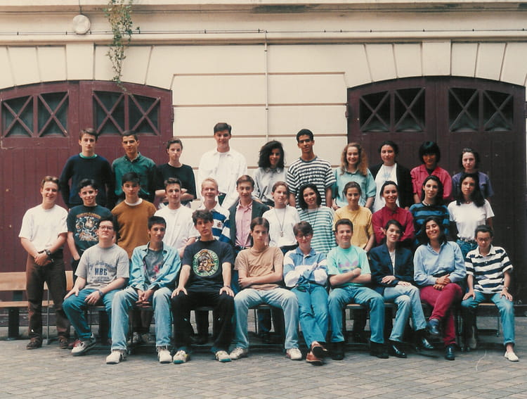 Photo de classe 2nde 7 de 1991, Lycée Privé Fénelon Saintemarie Copains d'avant