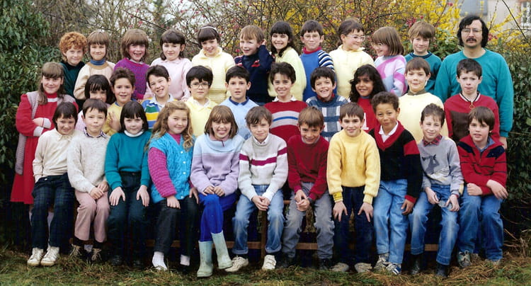 Photo de classe CE2 de 1986, Ecole Sainte Marie (La Chapelle Des Marais ...