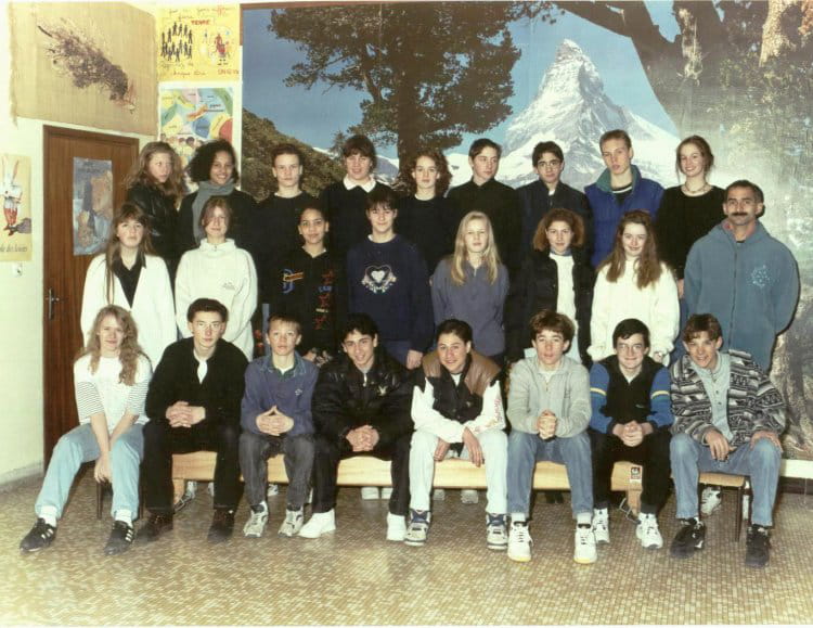 Photo de classe Photo d ecole de 1988, Collège Notredame De Lourdes