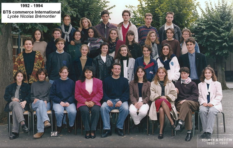 Photo de classe BTS commerce International de 1992, Lycée Nicolas ...