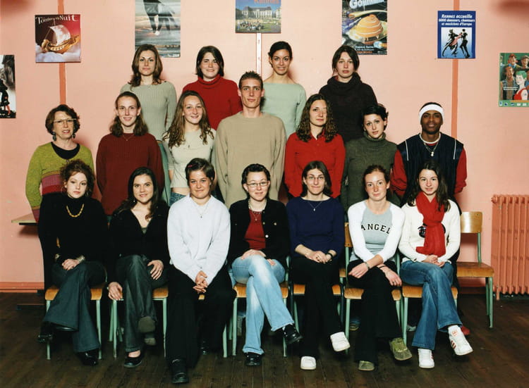 Photo de classe Tes de 2003, Lycée Jean Mace - Copains d'avant