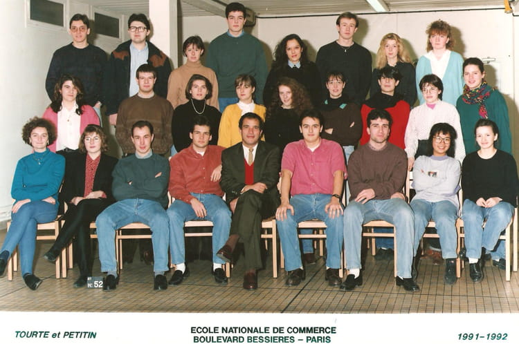 Photo de classe Bts compta gestion de 1991, ENC BESSIERES - Copains d'avant
