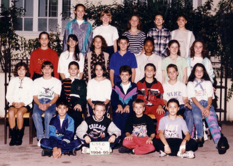 Photo de classe 5eme 4 de 1994, Collège Antoine Risso Copains d'avant
