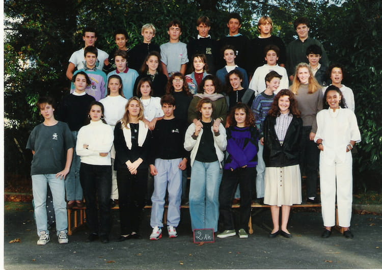 Photo de classe 2nd14 1990-1991 de 1990, Lycée René Cassin - Copains d ...