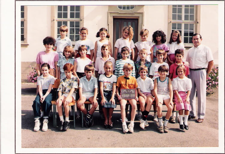 Photo de classe CM1 de 1988, Ecole Saint Francois (Thionville