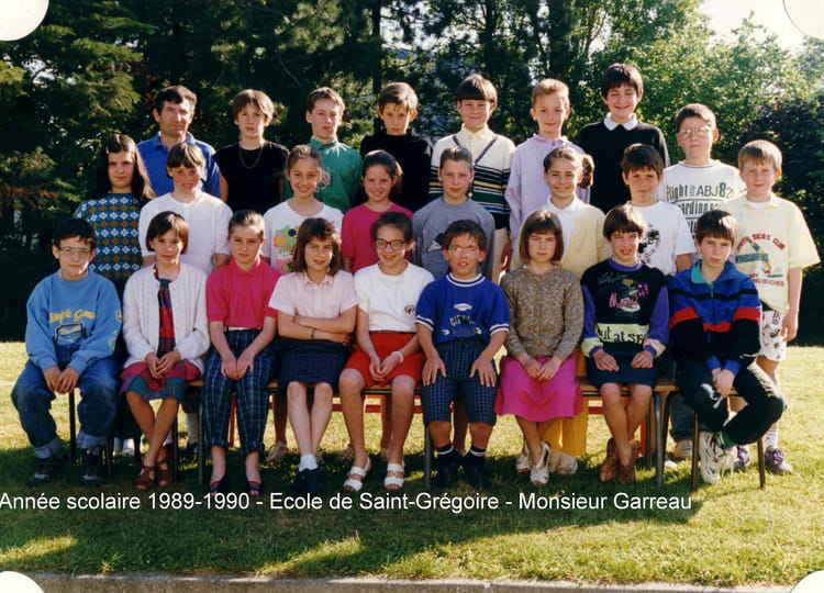 Photo de classe Ecole SaintGrégoire de 1990, Ecole Paulemile Victor (Saint Gregoire) Copains