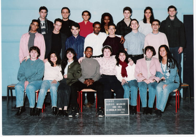 Photo de classe BTS Force de Vente de 1993, Lycée Darius Milhaud ...