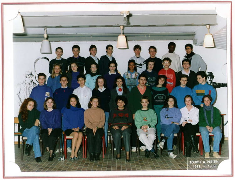 Photo de classe 1ère S de 1988, Lycée Eugene Delacroix Copains d'avant