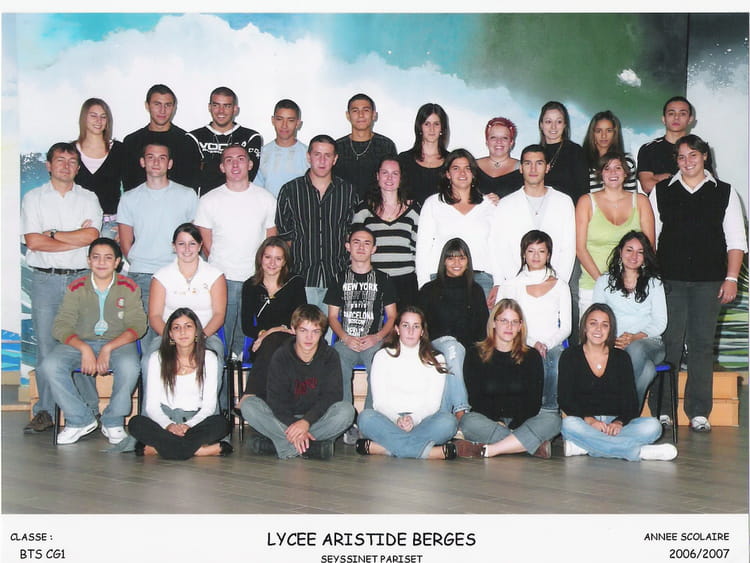 Photo de classe Bts compta 1ere année de 2006, Lycée Aristide Bergès ...
