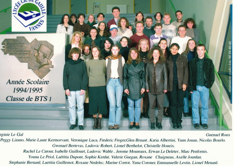Photo de classe Bts action co de 1994, Lycée Charles De Gaulle ...
