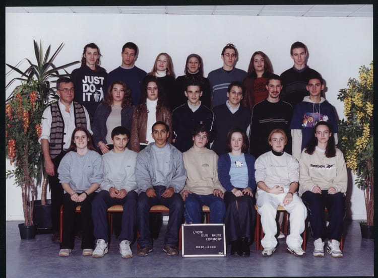 Photo de classe 1èreS4 de 2001, Lycée Polyvalent Elie Faure - Copains d ...