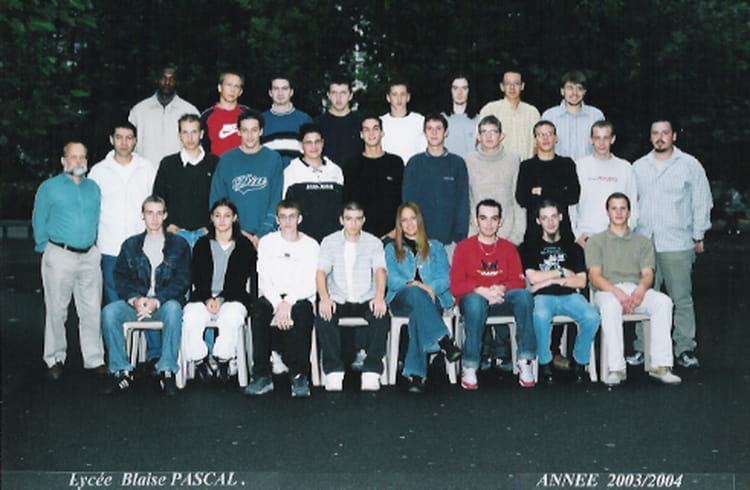 Photo de classe BTS CPI 1er année de 2003, Lycée Blaise Pascal ...